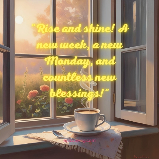 Monday Blessings Good Morning Quotes