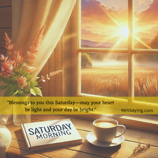 Saturday Blessings Quotes
