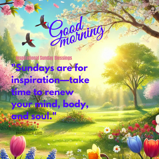Inspirational Sunday Blessings