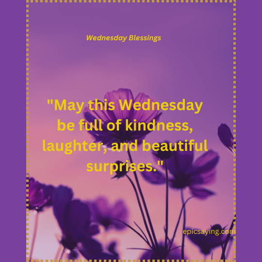 Wednesday blessings 