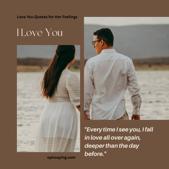 Love You Quotes for Her Feelings