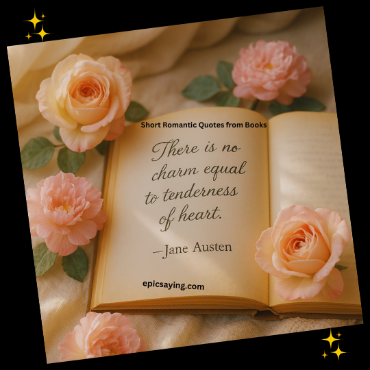 Short Romantic Quotes from Books