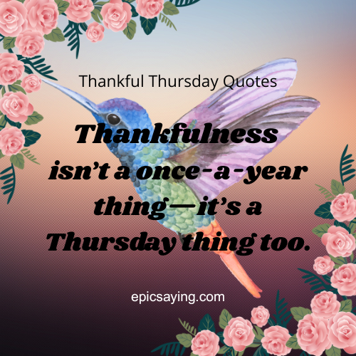 Thankful Thursday Quotes 
