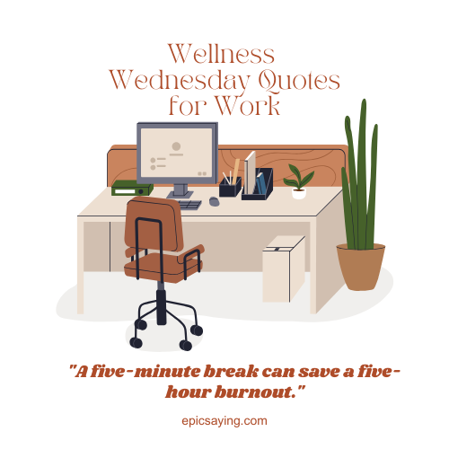 Wellness Wednesday Quotes for Work
