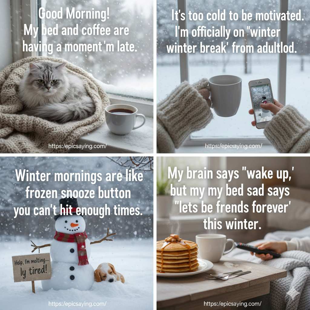 Good Morning Winter Quotes to Start Cold Days Warm