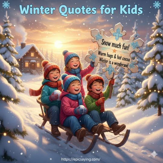 winter quotes for kids